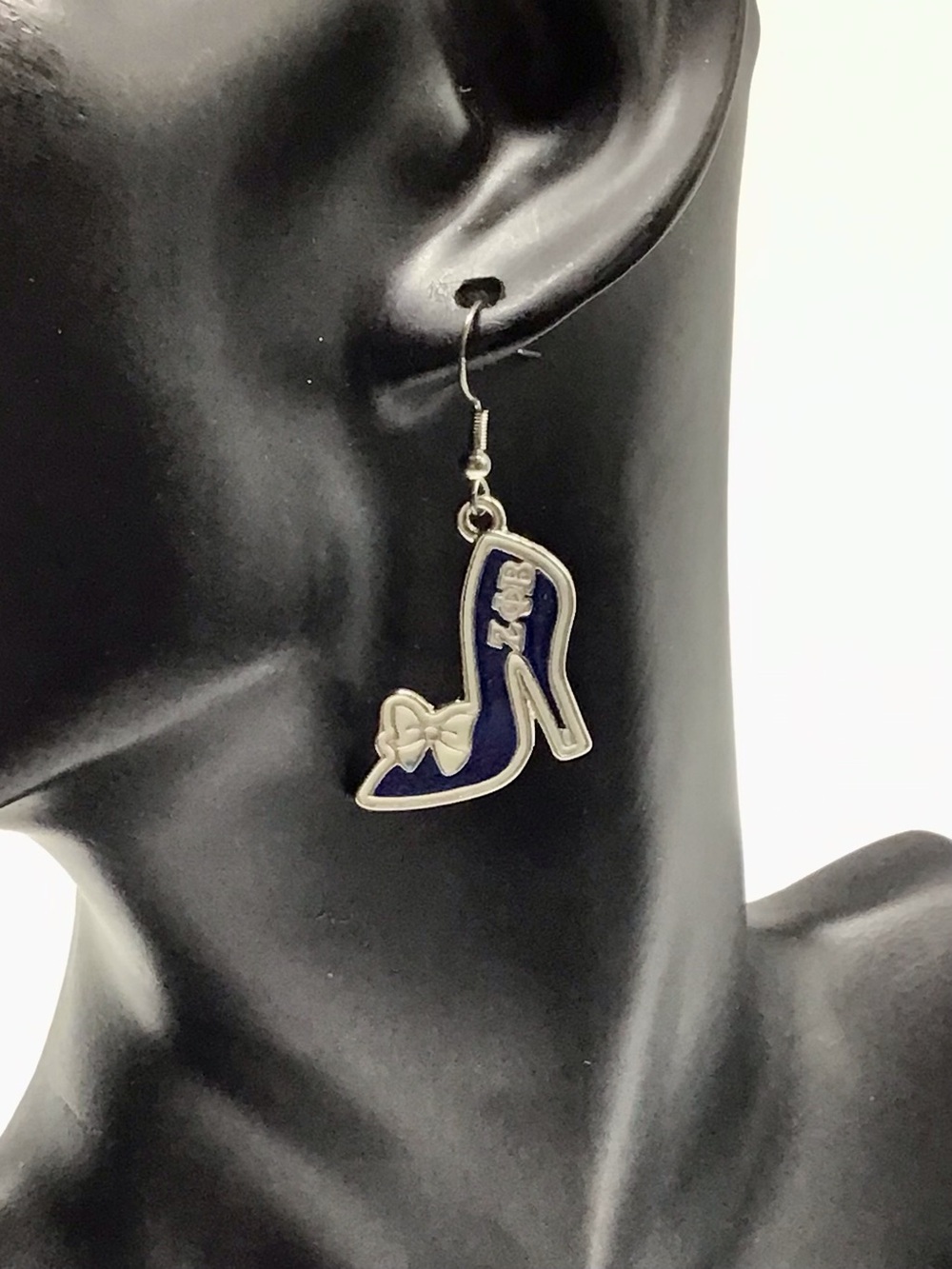 Zeta Phi Beta High Heel Dangle Earrings